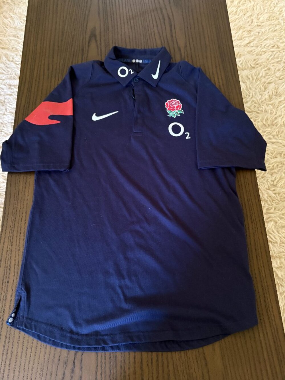 Vintage Nike England Rugby Polo